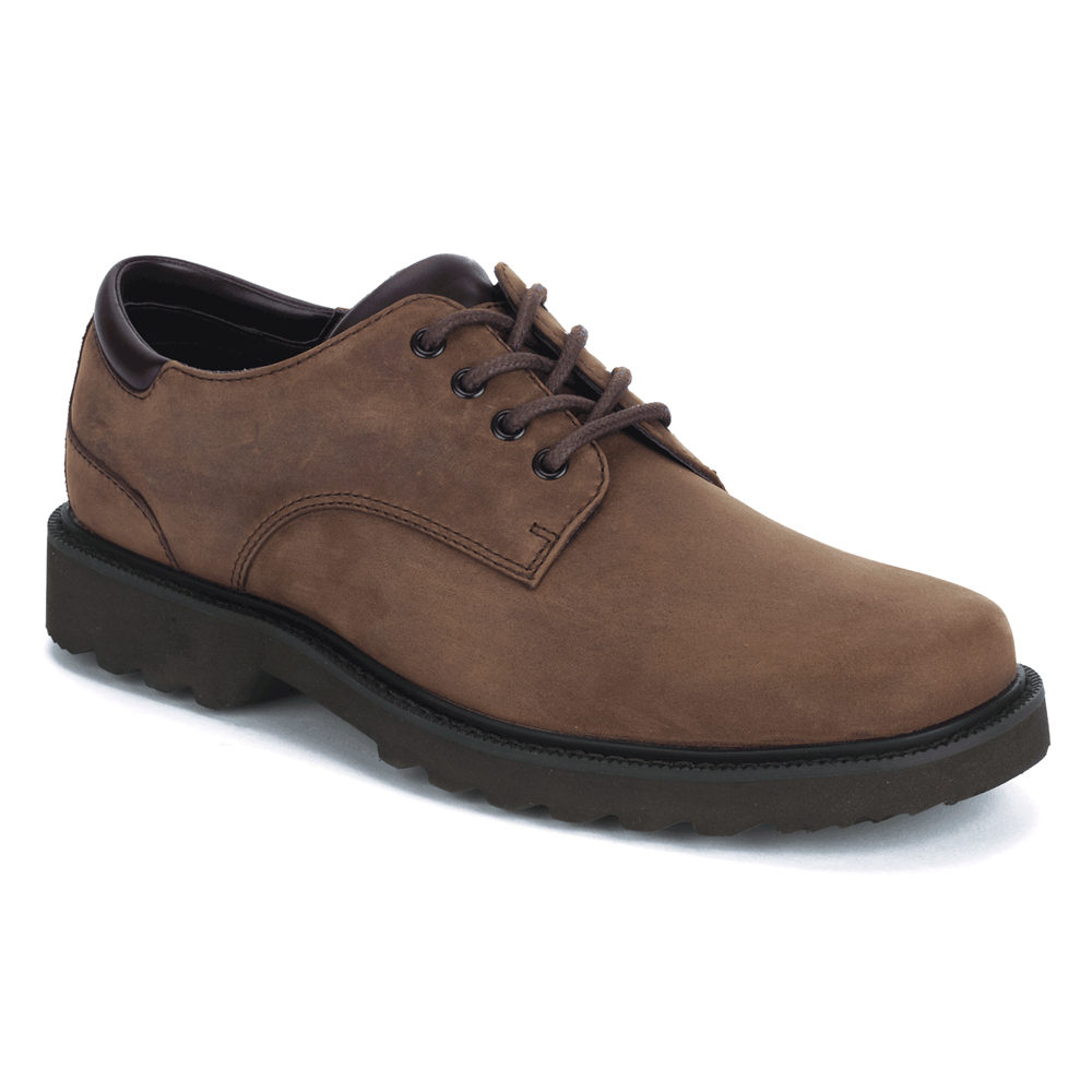 Rockport Oxfords For Mens Dark Brown - Northfield Waterproof - LR0416835